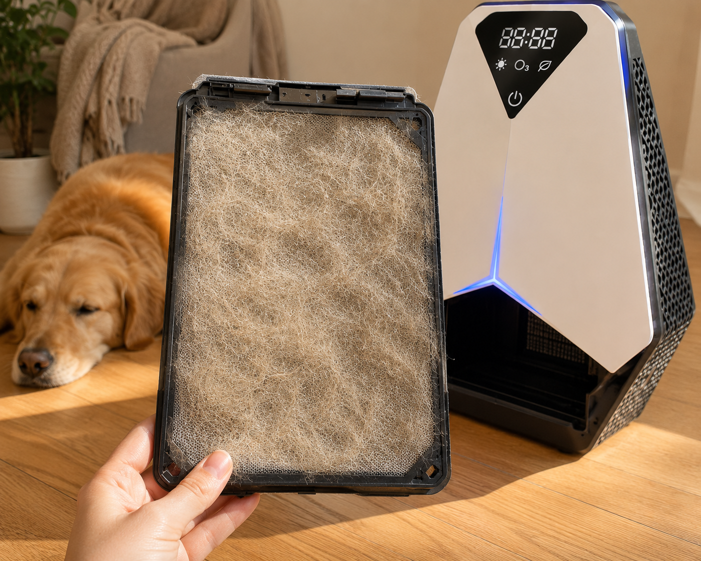 RenovaCoat Air - Pet Hair and Odor Purifier